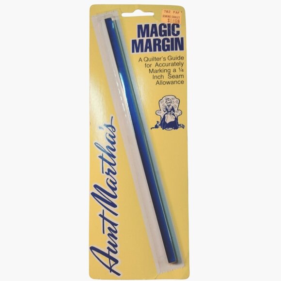Aunt Marthas Magic Margin Quilting Guide Seam Allowance Tool Vintage NOS - Picture 1 of 7